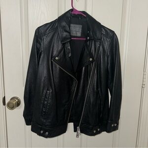 AllSaints Ryder Biker Leather Jacket in size 2 (XS/S)